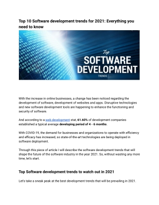 Top 10 Software development trends for 2021_ Everything you need to know