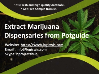 Extract Marijuana Dispensaries from Potguide