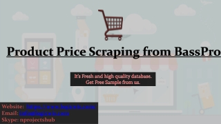 Product Price Scraping from BassPro