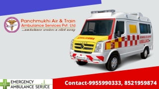 Take the most Secure Ambulance Service in Gandhigram by Panchmukhi