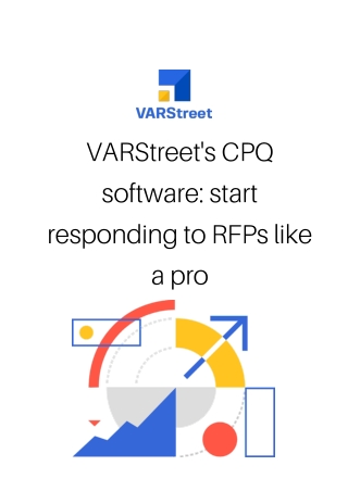 VARstreet's CPQ software: start responding to RFPs like a pro