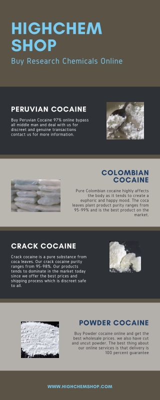 Buy Colombian Cocaine Online from HighChem Shop