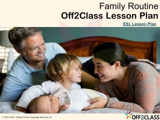 Reading - Family Routine - Free ESL Off2Class Lesson Download