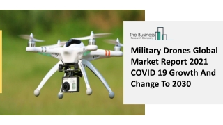 Military Drones Market 2021: Global Growth, Trends And Forecast