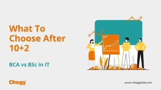 Choose after 10 2- BCA vs BSc in IT