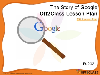 Reading - The Story of Google - Free Off2Class ESL Lesson Download