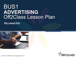 Off2Class Business - Advertising- Free ESL Lesson Download