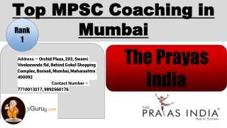 Best MPSC Coaching in Mumbai.