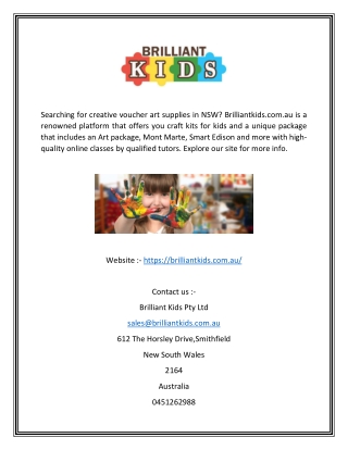 Buy Craft Kits for Kids Online in NSW | Brilliantkids.com.au