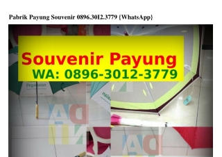 Pabrik Payung Souvenir Ö896·3Ö12·3ᜪᜪ9{WA}