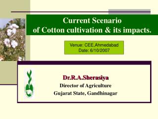 Current Scenario of Cotton cultivation &amp; its impacts.
