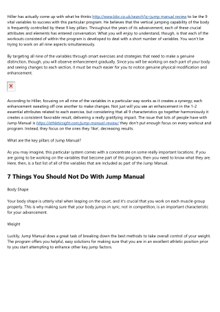 What Sports Can Teach Us About Jump Manual Review