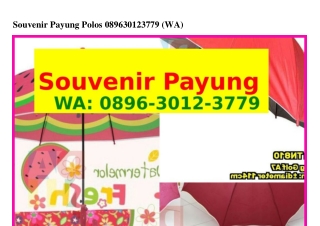 Souvenir Payung Polos Ô896·3ÔI2·3779(WA)