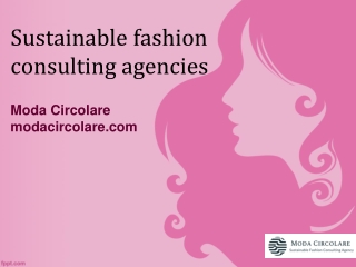 Circular and sustainable fashion Canada
