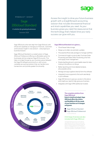 Sage 200cloud Standard