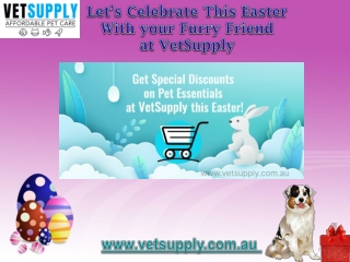 Get Special Discounts on Pet Essentials at VetSupply this Easter!