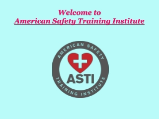 Get CPR Certified with ASTI