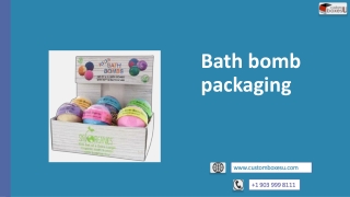 Bath bomb packaging with Printed logo & Design in Texas