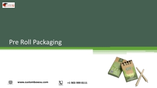 Logo printed cheap pre roll packaging in Texas