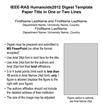 IEEE-RAS Humanoids2012 Digest Template Paper Title in One or Two Lines