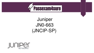 PassExam4Sure |Latest JN0-663  Dumps with PDF and JN0-663 Questions