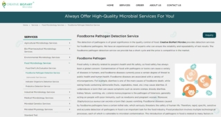 Foodborne Pathogen Detection