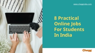 10 Practical Online Jobs for Students in India