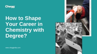 What to do after Graduation and Careers in Chemistry?
