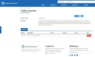 Coffee enzymes