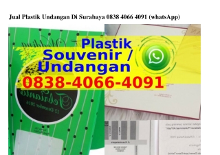 Jual Plastik Undangan Di Surabaya Ô8З8.4ÔᏮᏮ.4Ô9I{WA}