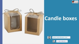 Luxury candle boxes wholesale available in London, UK