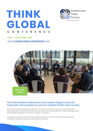 International Trade Council Think Global Conference 2021