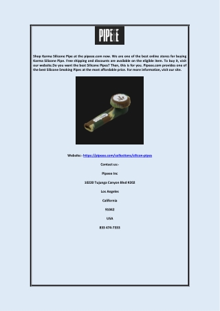 Silicone Smoking Pipes | Pipeee.com