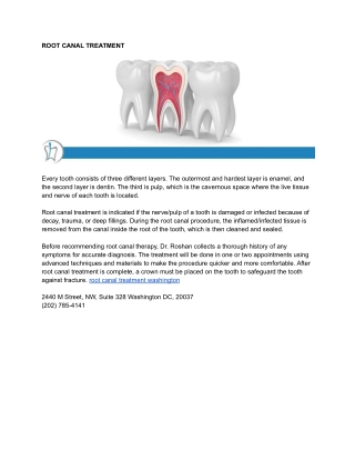 root canal treatment washington