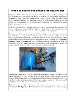 What is the Need of Regular Maintenance for Heat Pumps