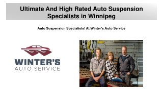 Ultimate And High Rated Auto Suspension Specialists in Winnipeg