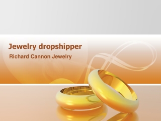Finest Jewelry Dropshipper - Richard Cannon Jewelry