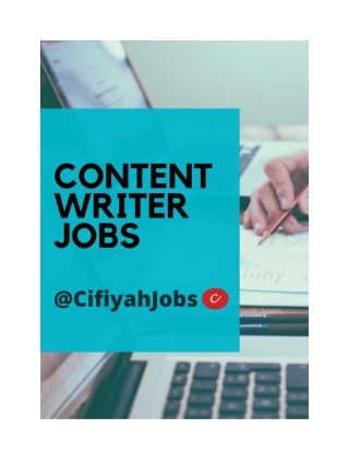 What is content writer jobs? Here are some guide to start this jobs in online.