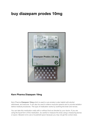 buy diazepam prodes 10mg