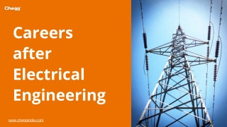 Careers after Electrical Engineering