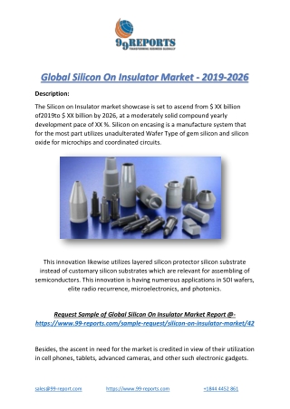 Global Silicon On Insulator Market - 2019-2026