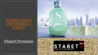 Alfaparf Semi De Lino Shampoo | Stabeto