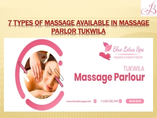 Massage Parlor Tukwila