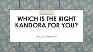 Which Is The Right Kandora For You
