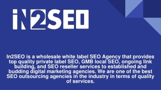 SEO Outsourcing Agency - In2SEO