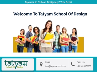 Diploma in Fashion Designing 2 Year Delhi