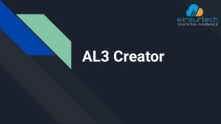 Al3 creator - Winsurtech