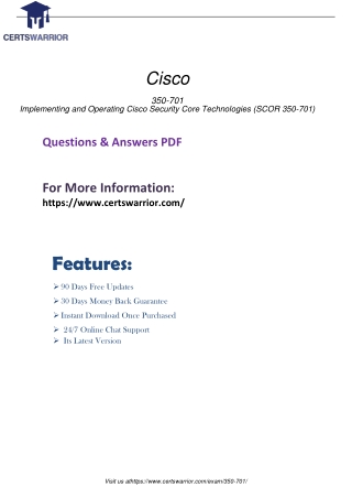 350-701 Exam Dumps To Solve Your Biggest Problems