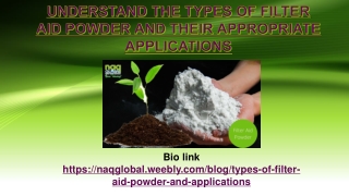 Understand The Types Of Filter Aid Powder And Their Appropriate Applications