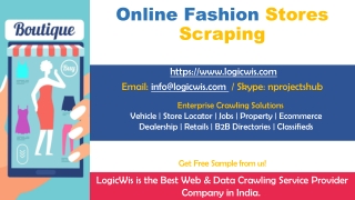 Online Fashion Stores Scraping